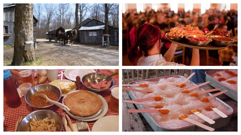 Le traditionnel repas à la cabane à sucre, au Québec avec Go to Canada!