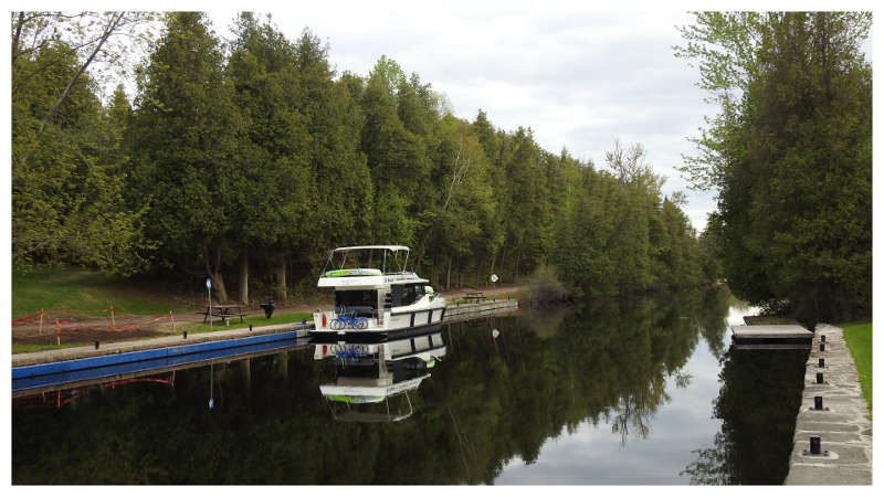 Vacances paisibles sur le canal rideau