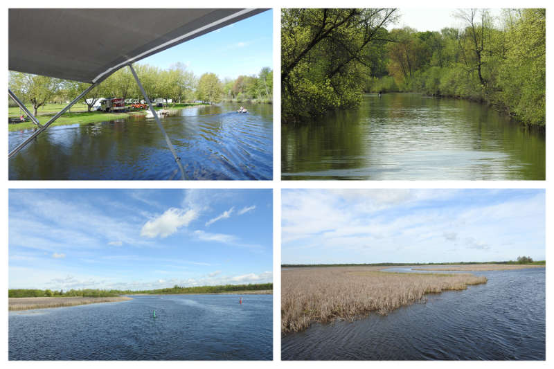 Traversée du marais Tay en bateau de plaisance!