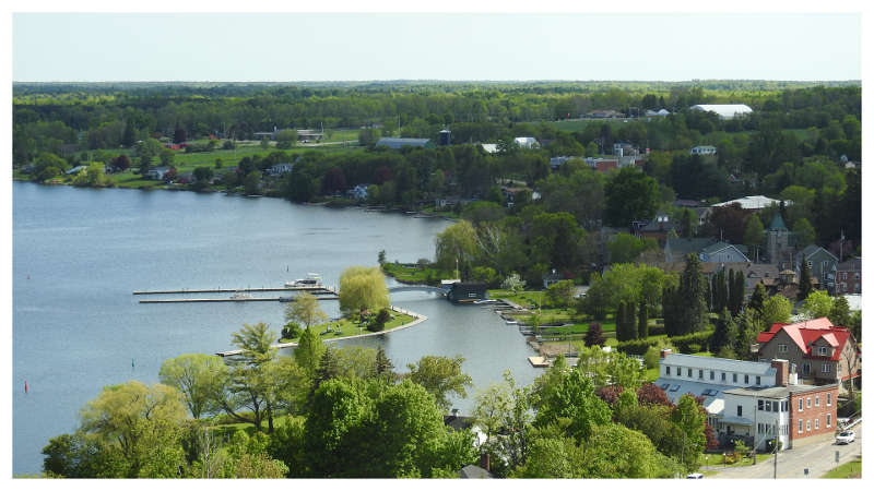 Vue sur Westport depuis le Spy Rock - Go to Canada!