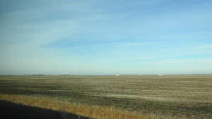 Traverser les prairies en train