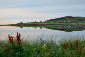 Paysages colorés des îles de la Madeleine