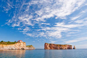 Vacances au Québec près du Rocher Percé